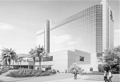  ?? COURTESY OF MARRIOTT ?? Marriott is gearing up to open its newest Orlando operation, a 290-room hotel renovation at 400 W. Livingston St., which was a Marriott and later a Sheraton when it closed. The hotel will have the Shade Bar & Grill, “Fresh Bites” room service and...