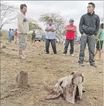  ?? JOFFRE LINO / EXPRESO ?? Apoyo. Los habitantes de la comuna ayudaron a las víctimas.