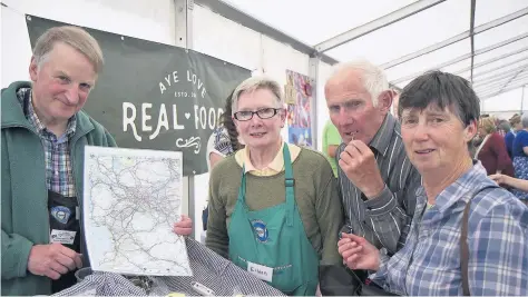  ??  ?? Taste test
Howard Wilkinson, far left, is voluntary chair of the Ayrshire Food Network