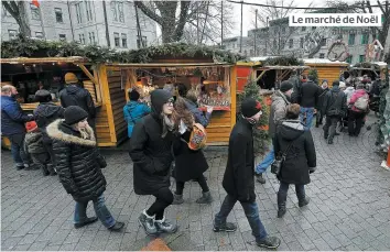  ??  ?? Le marché de Noël allemand.