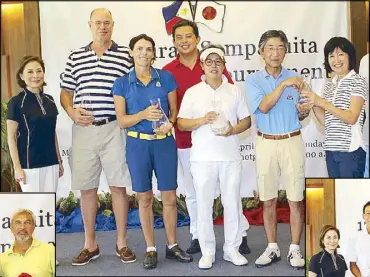  ??  ?? MGCC house committee director Bernadine Siy, Antonio Moraza, Marit Yuchengco, Martin Romualdez, Emmanuel Te, Ambassador Kazuhide Ishikawa and wife Yuki