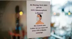  ?? Foto: Kaya (Symbol) ?? Einem Mann aus dem Landkreis Augsburg wurde ein Hausverbot in einem Super‰ markt erteilt, weil er sich weigerte, dort eine Maske zu tragen.