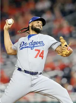  ?? ROB CARR/AGENCE FRANCE-PRESSE ?? KENLEY Jansen rejoins the Los Angeles Dodgers after contractin­g coronaviru­s.