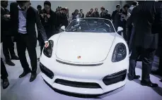  ?? CRAIG RUTTLE/THE ASSOCIATED PRESS FILES ?? Porsche is the top brand for the third year in a row, followed by Kia, Jaguar and Hyundai.