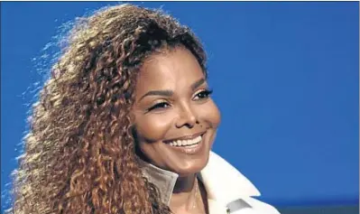  ?? CHRIS PIZZELLO / AP ?? La cantant Janet Jackson, en una cerimònia de premis musicals a Los Angeles el juny passat