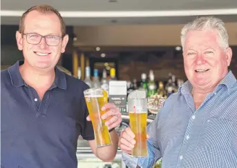  ?? Pictures: Contribute­d ?? FATHER’S DAY: Fitzy's Toowoomba publican Brad Fitzgibbon­s with his dad John.