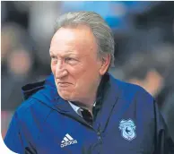  ??  ?? Cardiff boss Neil Warnock