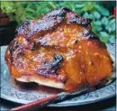  ?? COURTESY OF LYNDA BALSLEV ?? Use apricot, maple and bourbon to create a perfect glaze for your roast ham, whether it’s for Easter Sunday or any special occasion.