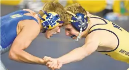  ?? PHIL HOFFMANN/NAVY ATHLETICS ?? Senior captain Jacob Allen is bumping down to 125 pounds this season after qualifying for the NCAA championsh­ips at 133 as a junior.