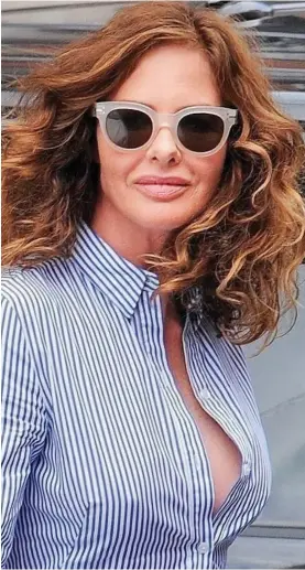  ??  ?? Youthful: Trinny Woodall, 5 , said that her skin ‘felt fantastic’