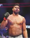  ?? USA Today Sports ?? Alistair Overeem
■ celebrates after defeating Walt Harris in the UFC clash at VyStar Veterans Memorial Arena.