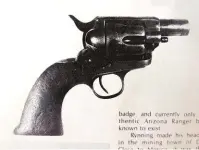  ??  ?? Ranger ‘Chape’ Beatty’s hide-out Peacemaker had a 2-inch barrel.