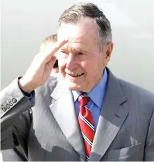  ?? Ex-US President George H.W. Bush died on Friday at his home in Houston. ??