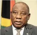  ??  ?? Cyril Ramaphosa