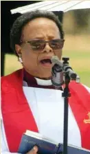  ??  ?? Rev Malebogo Muriel Mothibi,