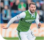  ??  ?? Hibernian’s Martin Boyle