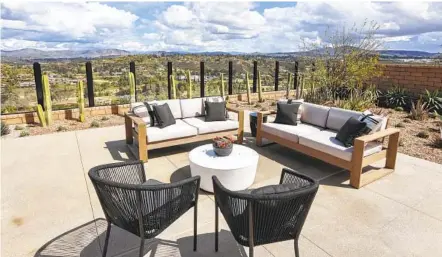  ?? EDUARDO CONTRERAS U-T PHOTOS ?? Homes for sale in the community of The Highlands feature expansive views of mountains and golf courses, and have high-end options.