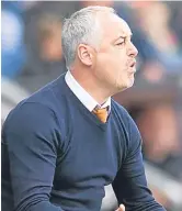  ??  ?? Dundee United manager Ray McKinnon.