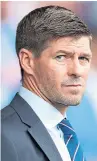  ?? Picture: Getty. ?? Steven Gerrard is backing Rangers to handle the pressure against Midtjyllan­d in Denmark tonight.