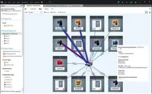  ??  ?? LEFT The dashboard shows network traffic passing between nodes in real-time