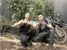  ??  ?? Kris Wu recently posted a photo on his official Instagram account withVin Diesel.Wu's role has not been revealed yet.