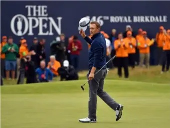  ??  ?? Spieth praised the fans after his win (Getty)