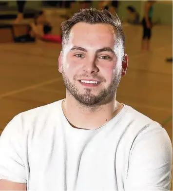  ?? STEVE POPE ?? Jamie Evans, head coach at Pencoed Gymnastics and Tumbling Club, is a finalist in the Young Coach of the Year category at the Wales Sports Awards