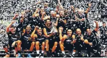  ?? Photo: GETTY IMAGES ?? The Breakers, in celebratio­n mode after their latest Australian NBL title triumph, remain the team to beat, according to Melbourne coach Dean Demopoulos.