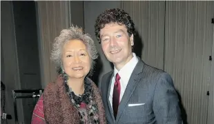  ??  ?? Adrienne Clarkson and Antoni Cimolino