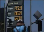  ?? JAE C. HONG — THE ASSOCIATED PRESS FILE ?? High gas prices are shown in Los Angeles.