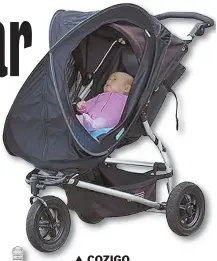  ??  ?? COZIGO STROLLER COVER