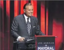  ?? Myung J. Chun Los Angeles Times ?? RICK CARUSO’S mayoral campaign has spent over $11 million on airtime and TV advertisin­g strategist­s as of April 23, records show.