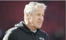  ??  ?? Regardless of their struggles this season, Pete Carroll’s Seahawks finished 10-5-1 and earned their fifth straight playoff berth.