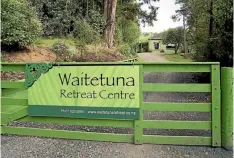  ??  ?? Waitetuna Retreat near Raglan has swings and a trampoline, but Imre Vallyon, who was jailed for molesting a girl, says he is unaware of children going there.