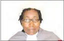  ??  ?? Justice Erica Ndewere