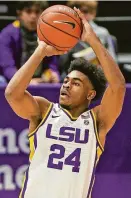  ?? STEPHEN LEW/ USA TODAY SPORTS ?? LSU’S Cameron Thomas led the SEC in scoring.