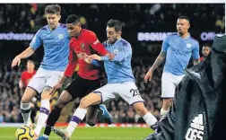  ??  ?? RASH MOVE United win at Etihad