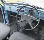  ??  ?? Interior is a throw-back to 1971 – in a good way.