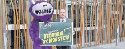  ??  ?? Bed timeBob Doris MSP says there would be no Bedroom Tax in an independen­t Scotland