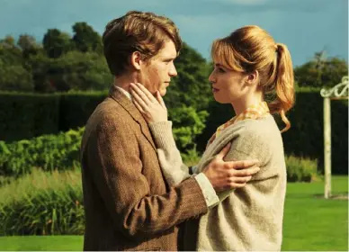  ??  ?? Above
Billy Howle as Tony, with Freya Mavor as a young Veronica