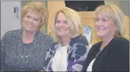  ?? AILEEN WINGBLAD — MEDIANEWS GROUP ?? Gail Webster’s daughters (from left): Cindy Kujawski, Terry Webster-King and Wendy Razlog talk with reporters about the re-launched investigat­ion into their mother’s murder.