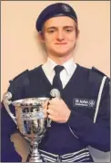  ??  ?? Jamie White, district cadet of the year