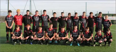  ??  ?? The Gaelcholái­ste na Mara team who lost out to St David’s in the final in Woodlands.