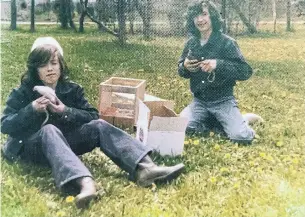  ?? Dave, left, and Kevin Bloor, in Hamilton, 1973. They forged many friendship­s while at camp. ??