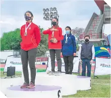  ?? / FOTO: CORTESÍA ?? Dos mexicanas ocuparon sitios en el podio tras ganar el oro y el bronce.