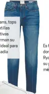  ??  ?? Los jean tops y zapatillas deportivas conforman su outfit idea para el día adía Es fiel admira
del actor Ryan Phillippe, su padre y su mejor amigo