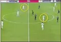  ??  ?? ■ A campo rival. Esta fue la maniobra del Madrid para iniciar el juego cuando el Milán replegaba. Kroos bajaba y Casemiro se alejaba de la base de la jugada.