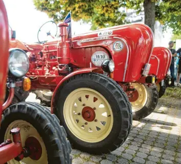  ?? Foto: Sebastian Gollnow, dpa ?? Bis in die 1960er baute Porsche auch Traktoren.