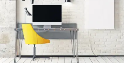  ??  ?? Modulos Desk je u Milanu predstavio modularni radni stol presvučen materijalo­m baziranim na nanotehnol­ogiji