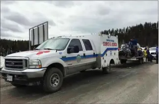  ?? COSAR ?? Central Okanagan Search and Rescue volunteers responded to 50 calls last year, for a total of 3,500 hours.